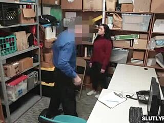 Shoplyfter monica sage used sideways by the lp officer